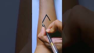 How To Make Tattoo Triangle Twins With Pen At Home
