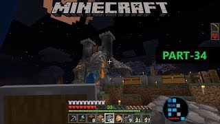 MINECRAFT GAMEPLAY | RON THE KING IS BUILDING A CASTLE NEAR THE VILLAGE#34