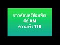 ซาวด์ซ้อมพิณ คีย์ am 115