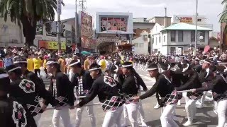 2015岸和田だんじり祭り・旧市地区、南海岸和田駅前パレード　大手町（平成27年9月19日）