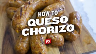 Three Cheese Queso Chorizo Sausage | Homemade Chorizo Recipe