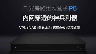 内网穿透超强利器，智能异地组网旁路由，蒲公英P5上手体验，是你的菜吗？