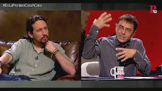 #EnLaFrontera98 - Monedero y Pablo Iglesias: el cara a cara