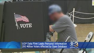 GOP Firm Under Fire Over Possible Voter Info Leak