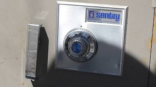 HOW TO OPEN Sentry floor safe with lost combination, re-purpose repair reuse