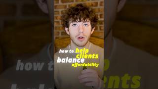 How to help clients balance affordability! #insurancestrategies #salesstrategies #entrepreneur