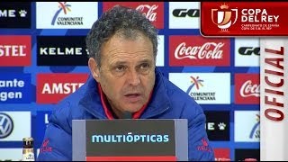 Rueda de Prensa de Joaquín Caparrós tras el Levante UD (1-4) FC Barcelona - HD Copa del Rey