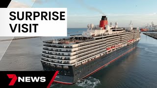 Queen Elizabeth cruise ship forced to divert to Adelaide amid Queensland cyclone | 7 News Australia