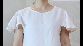 2단계 동손 - 360도 플레어 소매 패턴 circular cut sleeve pattern