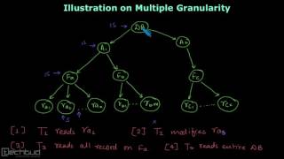Example on Multiple Granularity Protocol | Concurrency Control