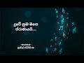Duwe Nuba Mage Pranayai | දුවේ නුඹ මගෙ ප්‍රාණයයි | Sunil Edirisinghe | With Sinhala Lyrics