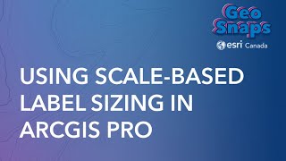 Using Scale Based Label Sizing In Arcgis Pro Esri Canada Mp3 Music ...