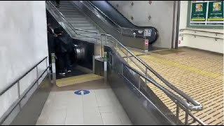 【三菱】1X エスカレーター 泉北高速鉄道光明池駅 1X escalator Koumyoike station Senboku Rapid Railway Sakai Osaka Japan