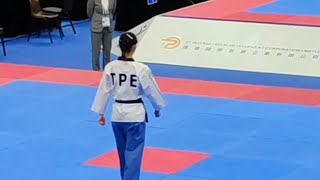 2024🇭🇰🥋🌐HKWTPC, Ella Cheung🥉--ChineseTaipei, U17 Freestyle Poomsae Individual Female