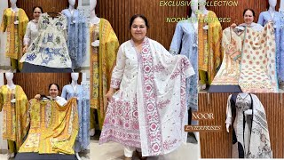 Stunning collection of cotton, muslin, organza, cotton mull, mull chanderi only at Noor Enterprises