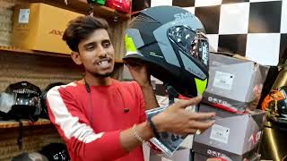 SMK Gullwing Tekker Helmet unboxing \u0026 short Term Review | budget modular Helmet under 6k