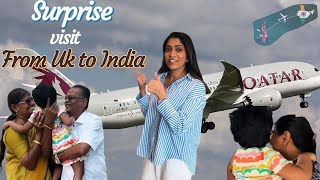 Surprise Visit to INDIA from UK | Parents Surprised | UK to INDIA Trip | January 2024 |