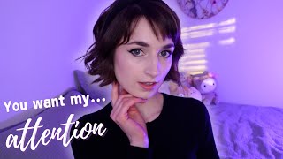 ASMR | You Crave My ASMR 💜 (passive aggressive personal attention)