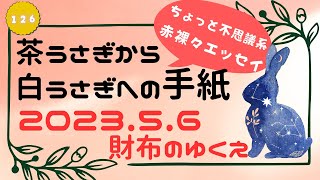 茶うさぎから白うさぎへの手紙 2023「126. 財布のゆくえ」