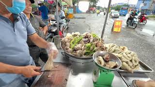 MẸT LÒNG HEO CHÀ BÁ rẻ BÌNH DÂN Nhất VỈA HÈ Sài Gòn | Street Food Sai Gon