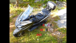 Yamaha majesty 400 rewiev and top speed