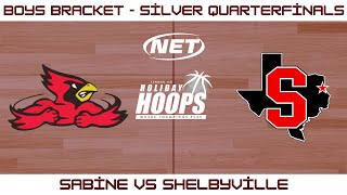 Tenaha Holiday Hoops (B): Sabine vs Shelbyville - Silver Quarterfinals