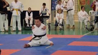 Adapted Karate - Disability Karate Federation.  This is the Kata Empi