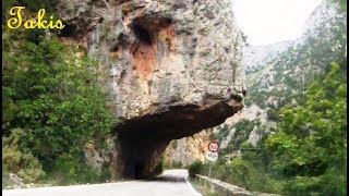 Dangerous mountainous road from Kalamata to Sparta - The highlights