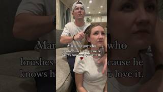 Even if he does try to cop a feel while he’s brushing. #marriagehumor #marriage #relationshipgoals
