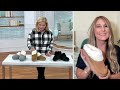 koolaburra by ugg suede fluff slippers tizzey on qvc