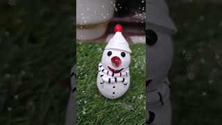 Easy snowman  diy #diy #craft #snowman #christmas #christmasdecor #christmas2025 #viral #viralvideos