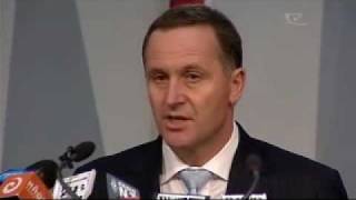 John Key press conference about the Seabed and Foreshore Act Te Karere TVNZ 14 Jun 2010.wmv