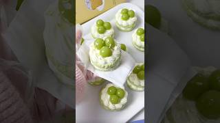 Green grape cake #grapes #greengrapes #cake #handmade #inedible #squishy #manual #taba #tabasquishy