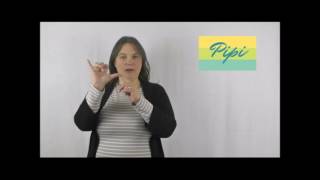 Le signe du jour -  pipi - langage des signes pour bébé