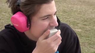 Breaking Glass Using Only Megaphones, but the earrape is the worst.