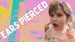 Getting my Ears Pierced (for my 7th Birthday)