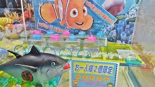 マグロを釣り上げてニモをGETできるのか？【UFOキャッチャー】Disney Finding Dory