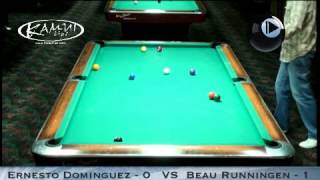 9-Ball / Beau Runningen VS Ernesto Dominguez / Hard Times 1st Sunday / Nov 2012