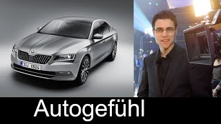 All-new Skoda Superb 3rd generation REVIEW at world premiere Superb 2015/2016 - Autogefühl