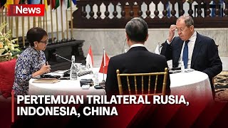 Menlu Retno Gelar Pertemuan Trilateral Indonesia-China-Rusia