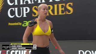 Roof Up! Brandie Wilkerson With 2 Power Blocks | Wilson Cup