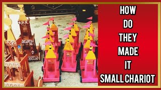 How To Make Small Rath At Home | #RathYatraCraft | Small Chariot Making