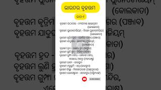 ଭାରତର ବୃହତ୍ତମ//General knowledge//India Gk//@TheWorldGk