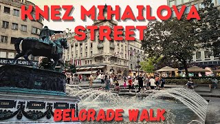 Šetnja Knez Mihailovom: Srce Beograda | Walking Knez Mihailova Street , The Heart of Belgrade Serbia