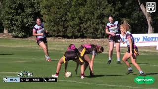 2019 CRRL - Ladies Tag Round 6 Highlights - Belconnen United v Yass