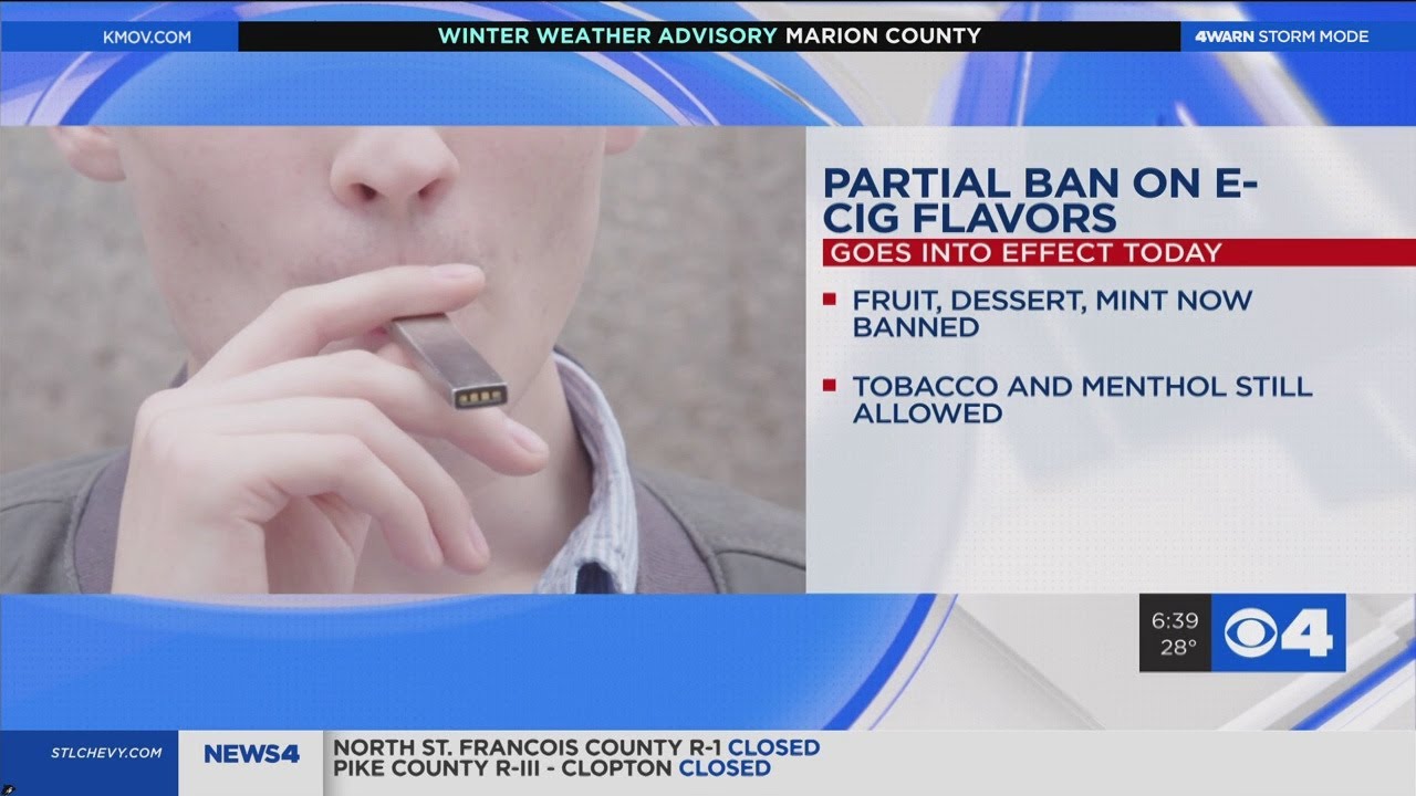 Partial E Cigarette Flavor Ban Goes Into Effect Youtube