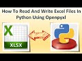 How To Read And Write Excel Files In Python Using Openpyxl