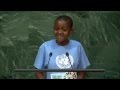 Getrude Clement (Youth Representative) High-level Signature Ceremony for the Paris Agreement