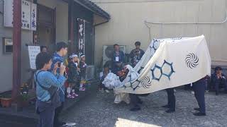 2019村上七夕まつり　獅子舞-庄内町