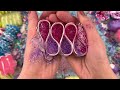 satisfying asmr video crushing soap clay cracking cutting soap cubes